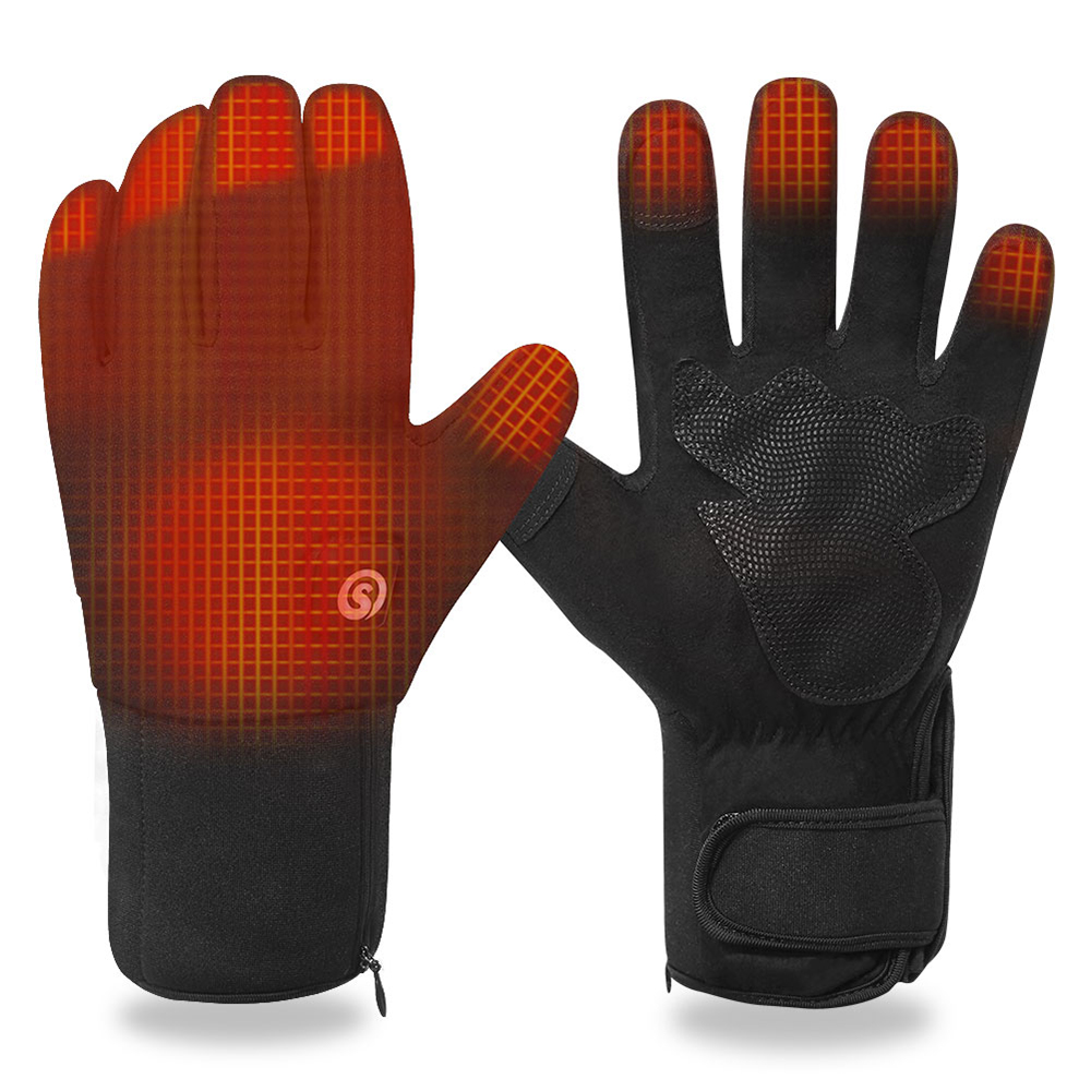 Heat Resistant Glove - Pil ile kış elektrikli ısıtmalı eldiven