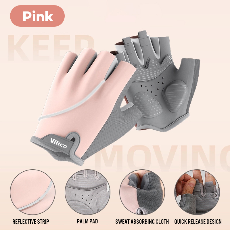 Workout Glove Gym - Yaz nefes bisiklet eldiveni egzersiz spor