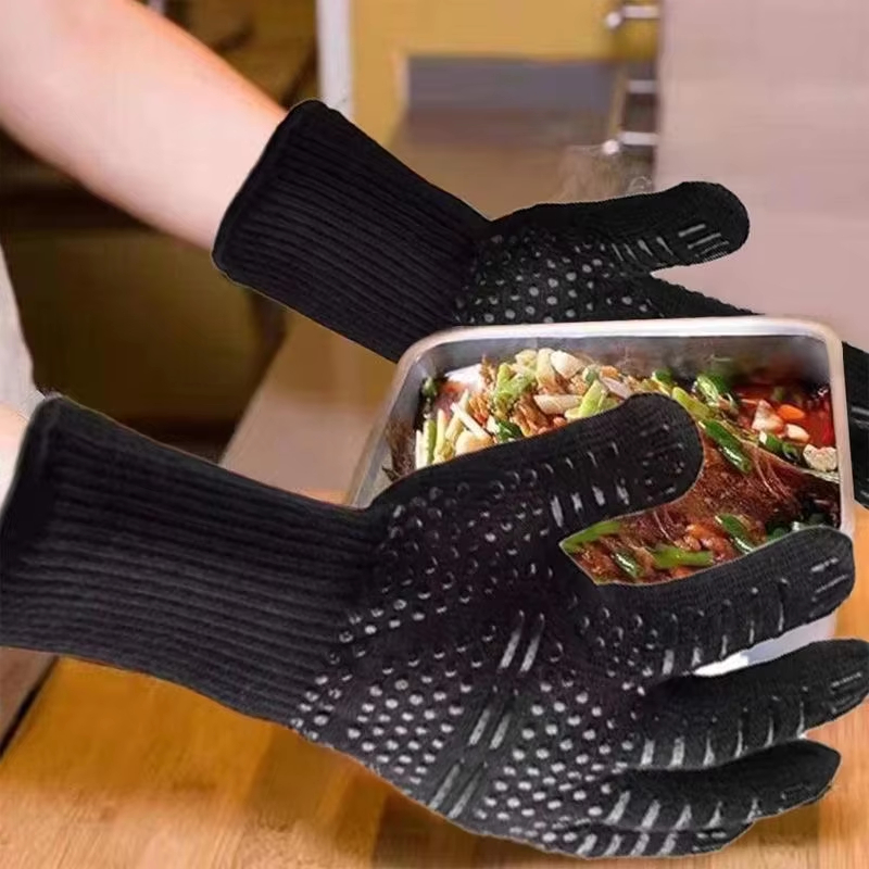 Oven Mitt Silicone - 1 çift fırın eldiveni fırın eldiveni