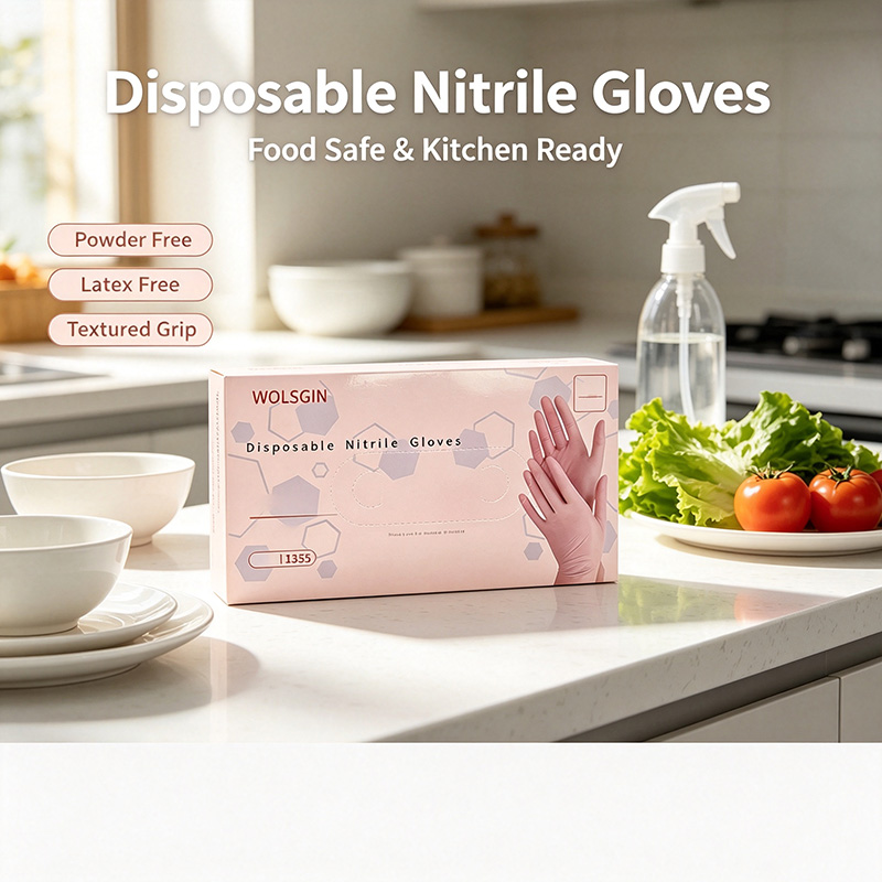 Rubber Glove Cleaning - 20/50/100/200 Adet Pembe Tek Kullanımlık Pudrasız