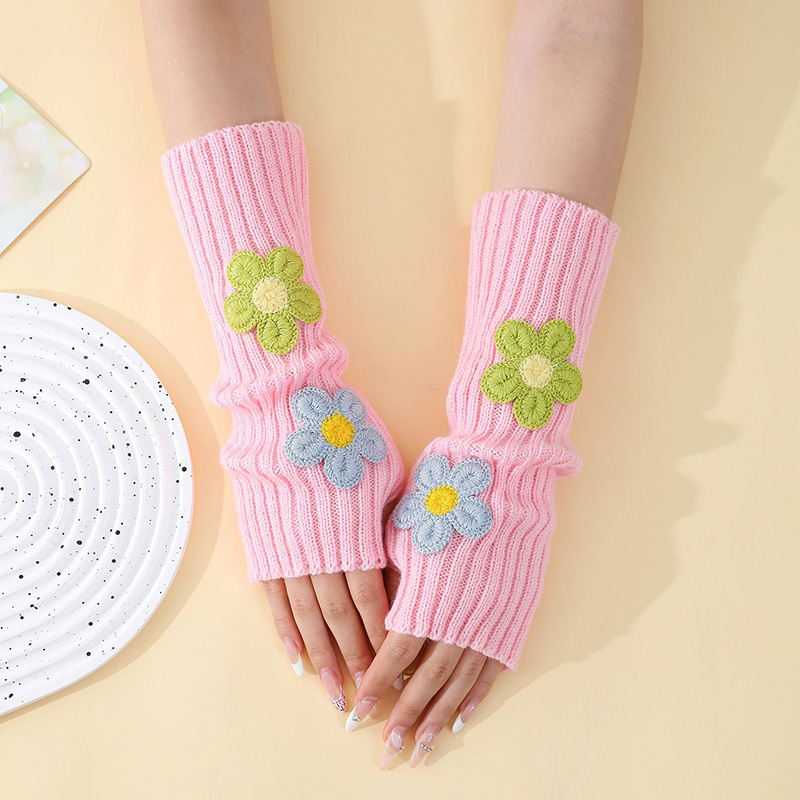 Y2k Aksesuarları Tatlı Pembe Ç - Fingerless Glove Knit incelemesi ve fiyatı