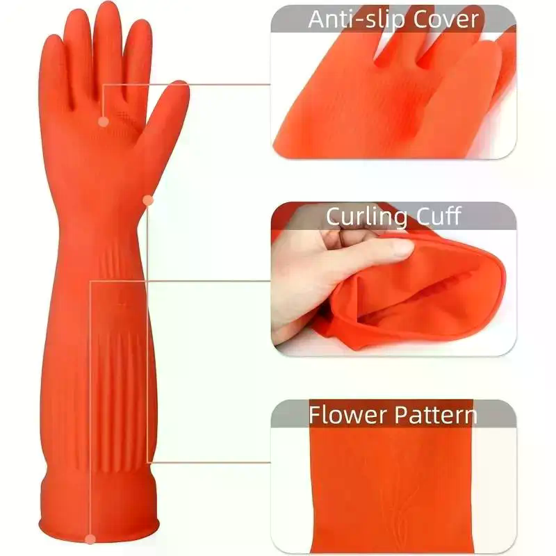 Uzun Yeniden Kullanılabilir Ka - Dish Glove Rubber incelemesi ve fiyatı