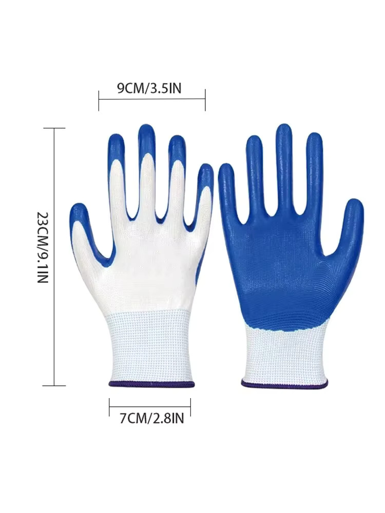 3 çift kaymaz, aşınmaya dayanı - Nitrile Mechanic Glove incelemesi ve fiyatı