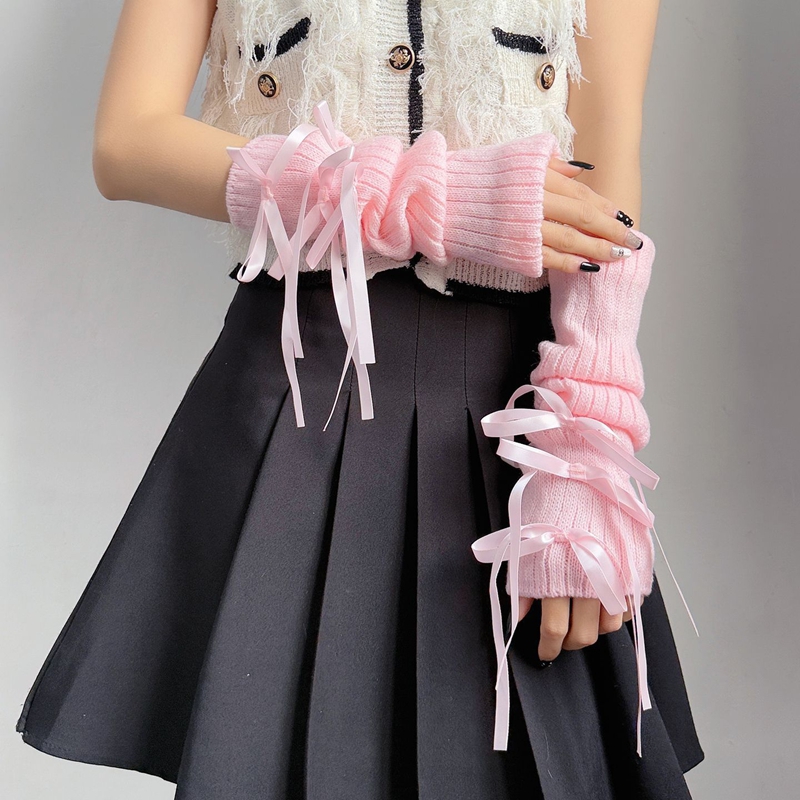 Tatlı Kurdele Fiyonklu Örme Sı - Fingerless Glove Knit incelemesi ve fiyatı
