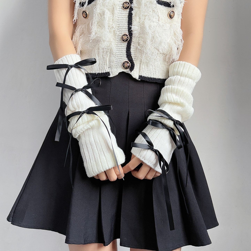 Tatlı Kurdele Fiyonklu Örme Sı - Fingerless Glove Knit incelemesi ve fiyatı