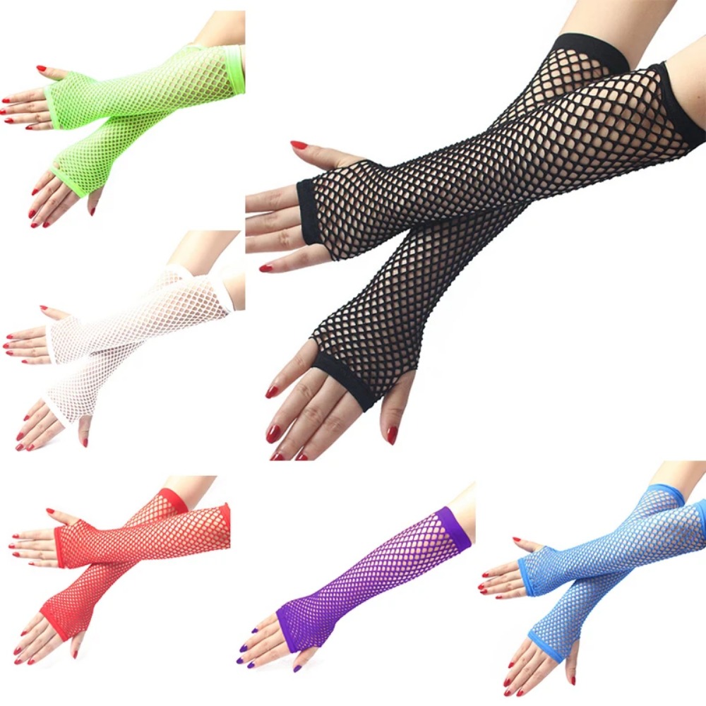 Neon Fishnet Uzun Parmaksız El - Fingerless Glove Knit incelemesi ve fiyatı