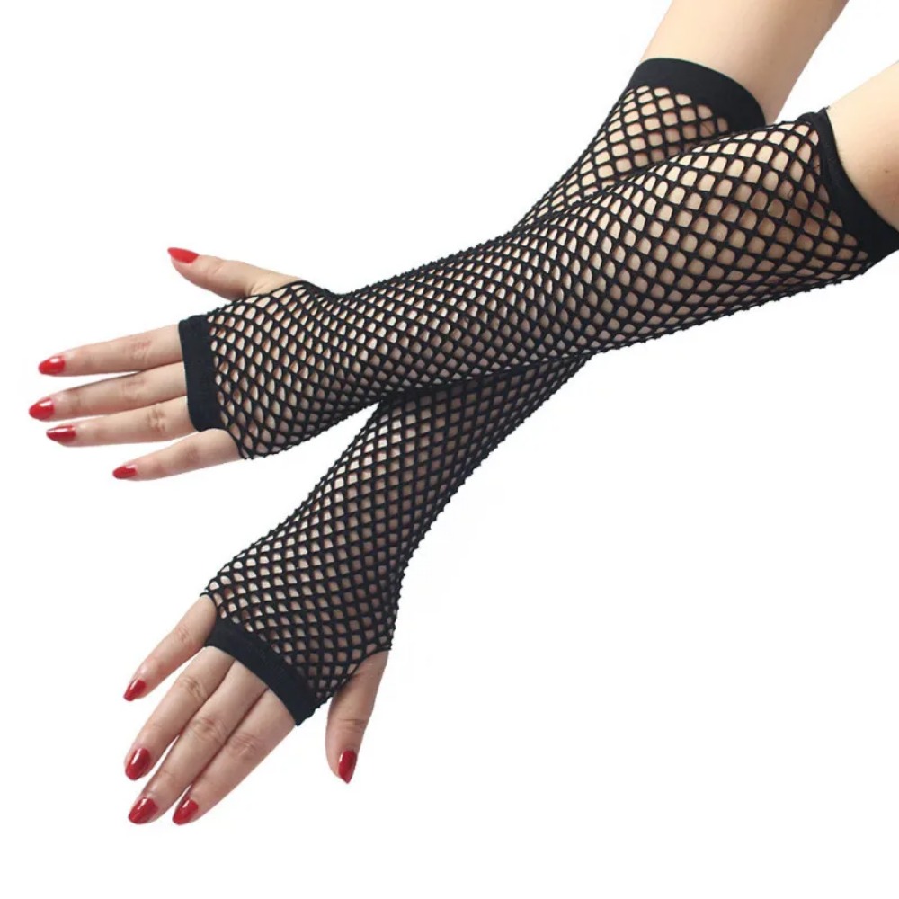 Neon Fishnet Uzun Parmaksız El - Fingerless Glove Knit incelemesi ve fiyatı