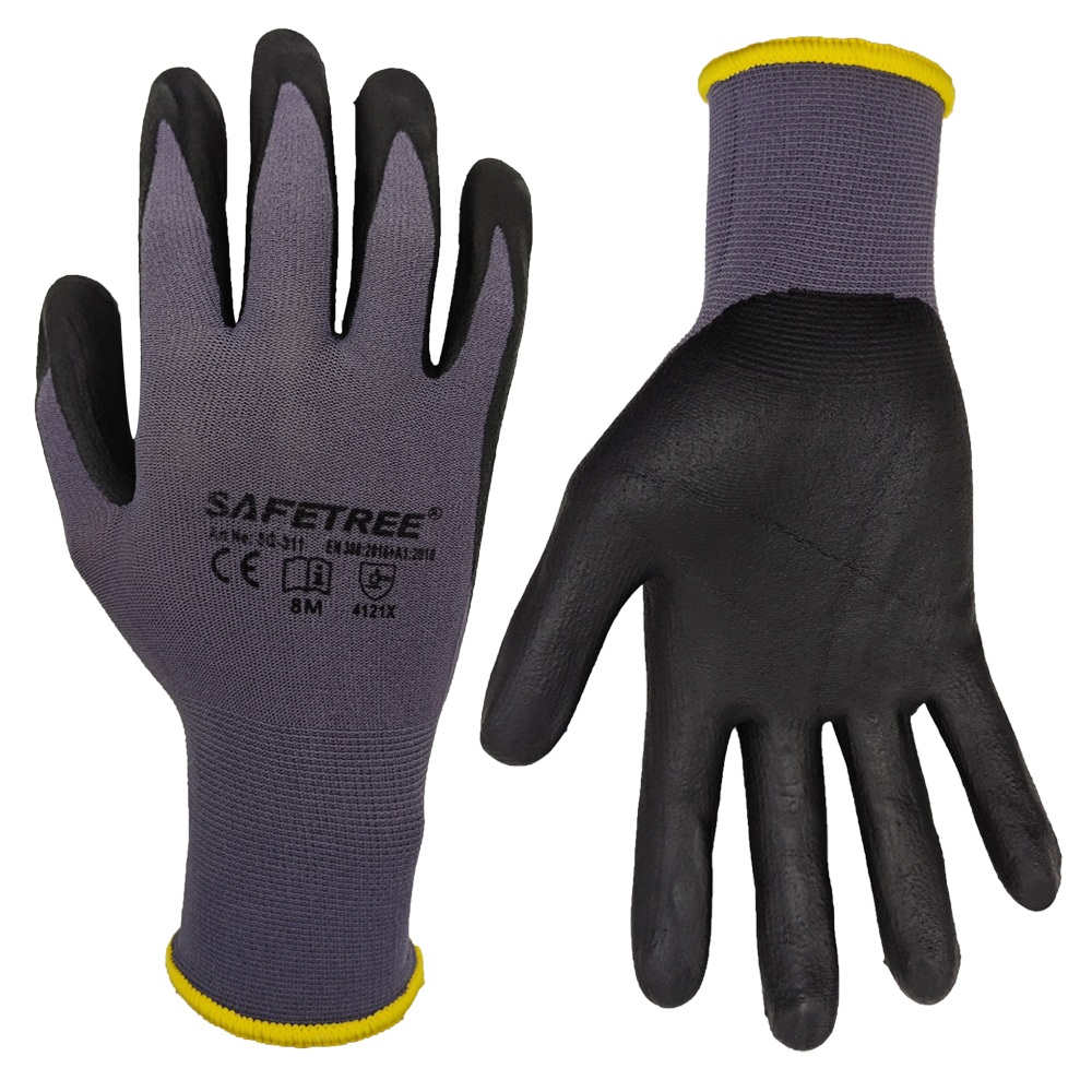 SAFETREE 10 Çift CE Naylon Güv - Nitrile Mechanic Glove incelemesi ve fiyatı