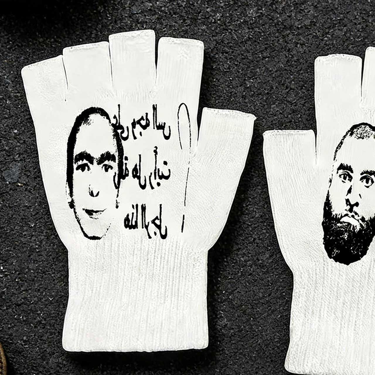 Y2K Retro Baskılı Parmaksız El - Fingerless Glove Knit incelemesi ve fiyatı