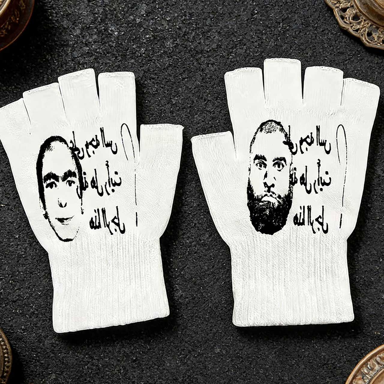 Y2K Retro Baskılı Parmaksız El - Fingerless Glove Knit incelemesi ve fiyatı