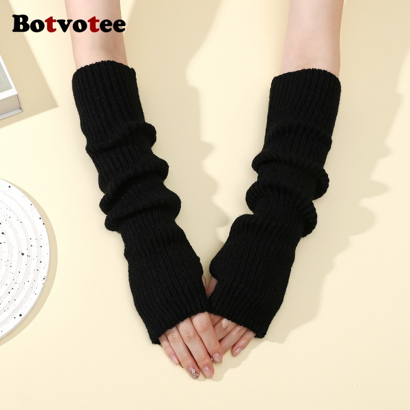 Botvotee Y2k Aksesuarları Örgü - Fingerless Glove Knit incelemesi ve fiyatı